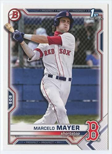 2021 Bowman Draft BD-174 Marcelo Mayer RC RC Rackie Boston Red Sox MLB MLB картичка за тргување со бејзбол