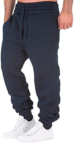 Фупинодирани џемпери за мажи, машки џемпери атлетски панталони за мажи за мажи со лесни салата за машка панталони опуштено вклопување