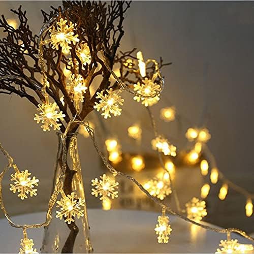 String Snowflake Decor Decor Christmas 2 милиони светла 10 со зимски украси бајки предводени светло Божиќни светла со