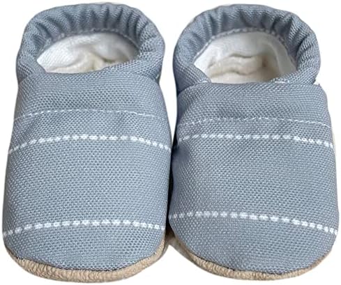 Clamfeet Органски меки единствени чевли за бебиња | Први пешаци за креветчиња за креветчиња | Повлечете ги меките единствени
