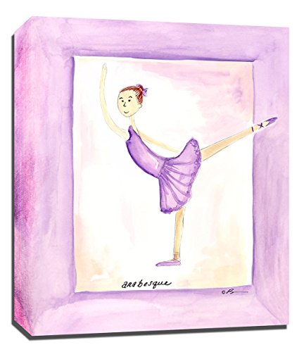 Виолетова Балерина-24 х 30 Платно