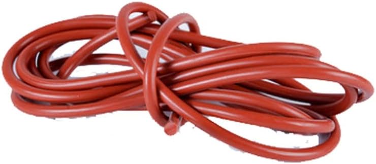 1 парчиња 1,8 мм жица дијаметар црвена боја линија запечатена нишка цврст силика гел тркалезна лента Висока Температура Отпорност Површина