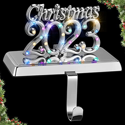Носители на порибување за LED осветлени со мантија, 2023 година за божиќни носители на порибување, Декорацијата за празници за Божиќ, суштински