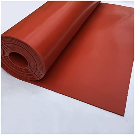 Дебелина на силиконска гума на Нина Нугрохо 1 1,5 2 3 4 мм дебелина/ 500 * 500мм ширина Тенка табла црвена боја гумен лист
