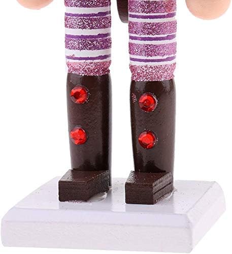 Дрвена оревница кукла Дрвени војници фигура играчка за домашни украси за украси Божиќни подароци - кафеава
