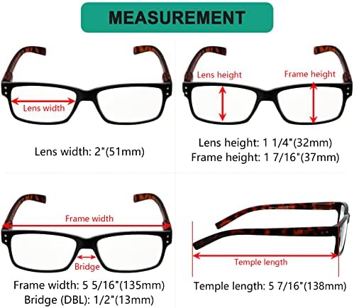 Очила Заштедете 10% На Комплет 5 Пакети Класични Очила За Читање За Мажи и 5 Пакети Гроздобер Читатели Црна Рамка со Раце од Желка