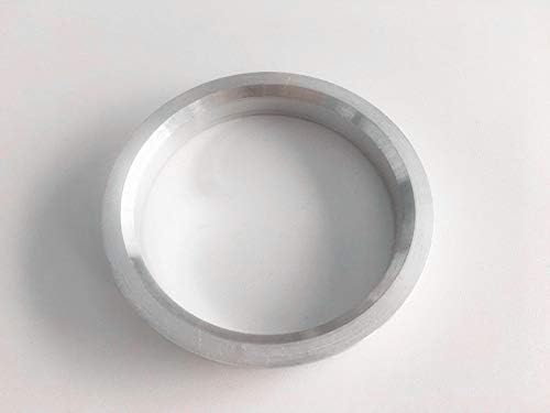 NB-Aero 4PC Silver Aluminum Hubrings 69,85mm до 67,1 mm | Hubcentric Center Ring 67.1mm до 69,85мм за многу Mitsubishi Mazda