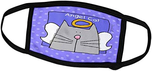 3дроза Ангел Сива Мачка Симпатична Цртан Филм Миленичиња Загуба Меморијал - Лице Покрива