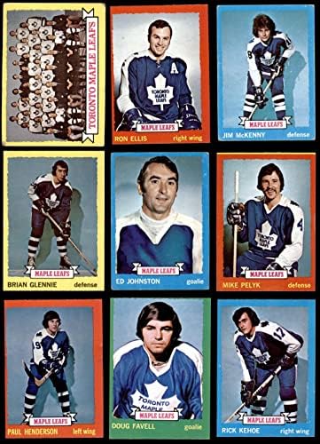 1973-74 Топс Торонто јаворски лисја ги постави Торонто јавор лисја VG Maple Leafs