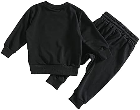 Gicrk Едноставно дете за бебиња џогер поставува девојче момче деца неутрална облека, случајни џемпери со долги ракави врвови на панталони