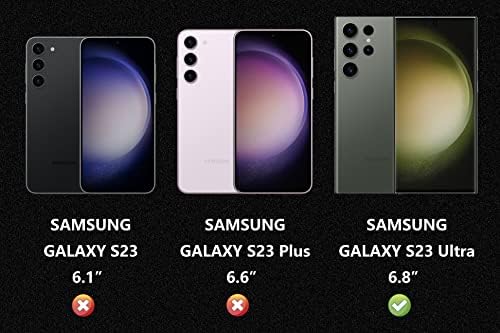 Здраво-Среќа За Samsung Galaxy S23 Ултра Заштитник На Екранот [Не Стакло], 1 Пакет Додаток ЗА Пет Филм За Samsung Galaxy S23 Ultra со