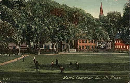 Северна заедничка Лоуел, Масачусетс м -р оригинална античка разгледница 1911 година