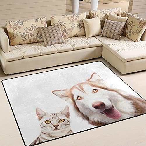 Хаски куче смешна мачка голема мека подрачја расадник плејматски килим мат
