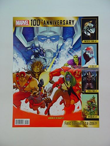Marvel 100-годишнина Промо-постер за двојнострана и преклопена/нехумана 4