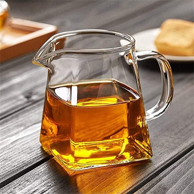 Чај поставен стаклен чајник 950 мл садови за чај за еден со инфузер од не'рѓосувачки челик отпорен на топлина совршен за сетови