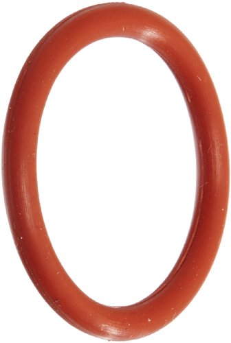 245 силиконски О-прстен, 70А Дурометар, црвен, 4-3/8 ИД, 4-5/8 ОД, 1/8 ширина