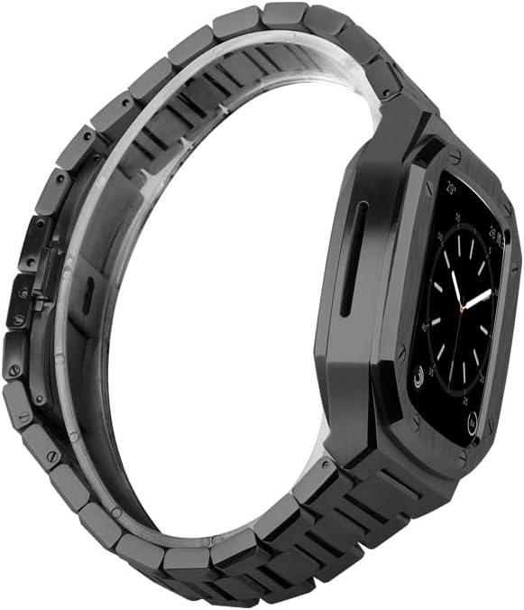 CNHKAU Mod Комплет за Apple Watch Case Band 45mm 41mm 40mm 44mm Луксузна Модификација Метална Челична Кутија за Iwatch Серија