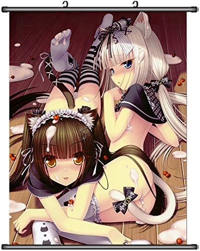 MXDZA Јапонски аниме Некопара чоколат ванила Азуки ткаенина за сликање аниме домашни декор постери за скролување за декоративни