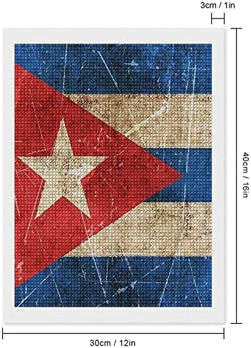 Гроздобер Кубанско Знаме Декоративни Комплети За Сликање Дијаманти Смешни 5д Самостојни Слики Со Дијамантски Точки Домашен Декор 12