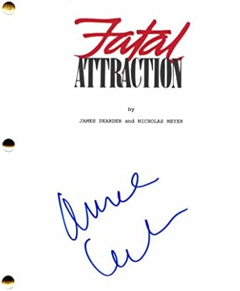 Ен Арчер потпиша автограмска фатална атракција целосна скрипта за филмови - Ко -глуми: Мајкл Даглас и Глен Клос - Патриотски игри,