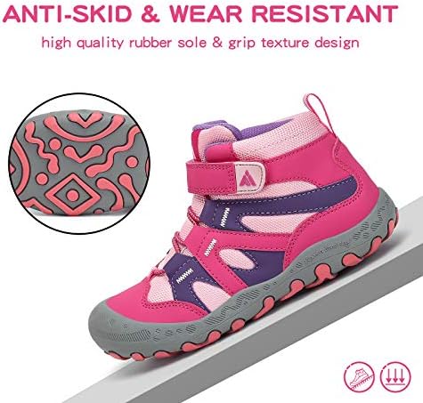 Мајшанша деца отпорни на чизми за пешачење, момчиња девојчиња анти-судир против атлетски атлетски атлетски глужд Авантуристички патеки за чевли