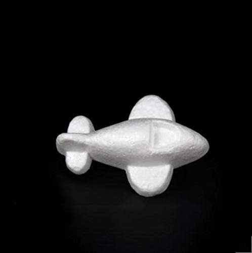 Welliestr 5 парчиња моделирање на полистирен стиропор од пена во форма на авиони креативни DIY материјални украси занаетчиски пена дете