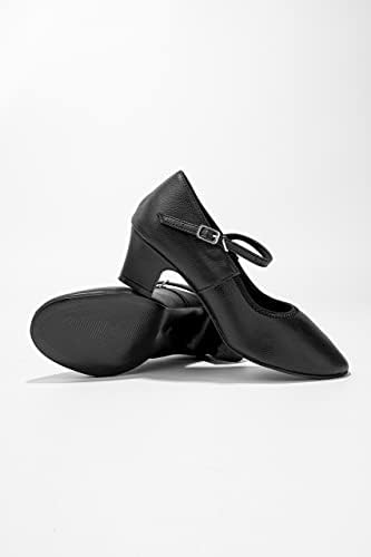 Babyond Ballroom Dance Shoes Womenените - Латинска салса затворена пети од 1920 -тите ретро забавни свадбени потпетици пумпи