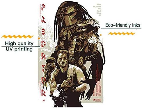 Predator 1987 Sci-Fi филмски филм Метал калај знак постер wallидна плакета, гроздобер метал паб клуб кафе-бар домашен wallиден