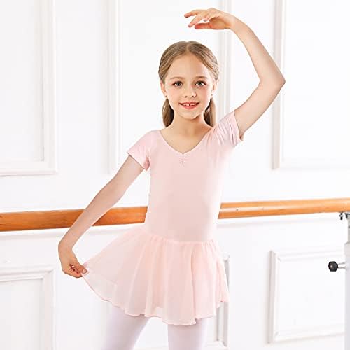 Bezioner Ballet Dance Fasure Leotards Здолништа за девојчиња Девојки за танцување костуми облека за деца