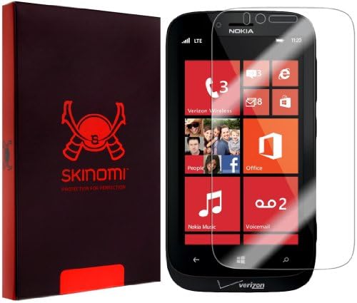 Скиноми Заштитник На Екранот Компатибилен Со Nokia Lumia 822 Јасна TechSkin Tpu АНТИ-Меур HD Филм
