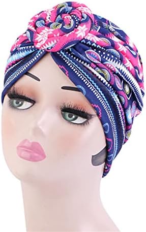 Луминални плетени глави за жени за жени со хемо турбан пред-плетено гравчиња за глава за глава на главата на главата на главата