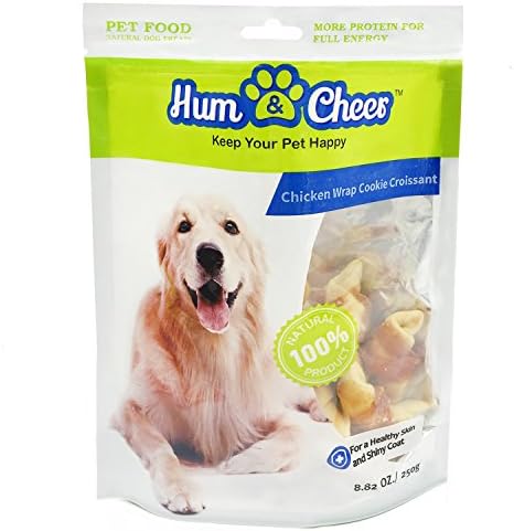 Hum & Ceer Premium Dog Treats, Cooke Cookie Cookie Biscuit Crossant за кученце кучиња закуски, 8,82 мл/една големина