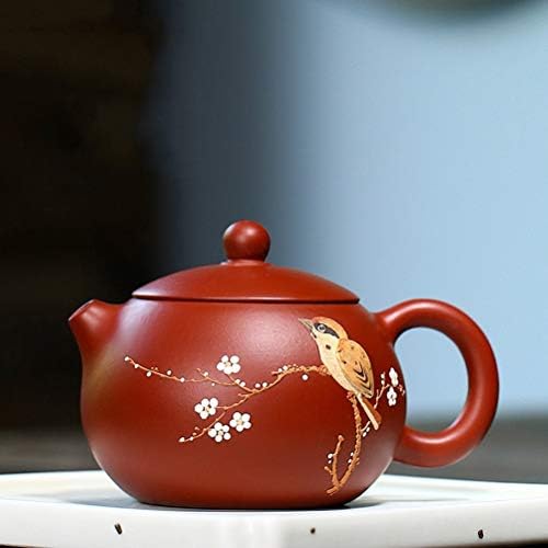 Wionc чајник со пурпурна глина филтер xishi чајник рачно изработен чај од чај постави подароци 210 ml