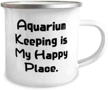 Чувањето аквариум Е Моето Среќно Место. 12оз Кампер Кригла, Аквариум Чување Присутни Од, Смешно За Пријателите