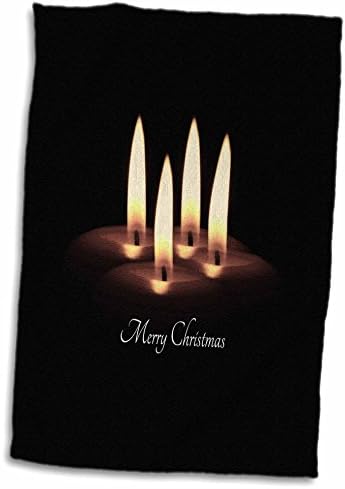 3drose Sven Herkenrath Christmas - Среќна Божиќна свеќа - крпи