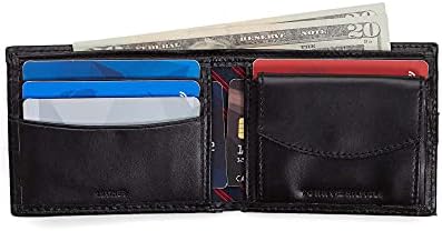 Оригинален кожен кожен лик на паричникот на Томи Хилфигер, со џеб со монети