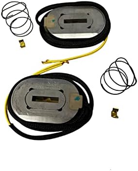 Runchaxles 2 x 12-1/4 Електричен магнет за сопирачките до сопирачките до 10,000lb приколка, сетови за замена на сопирачките со потребни клипови