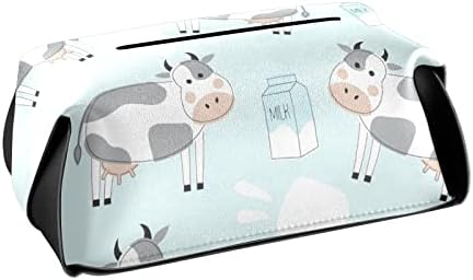 Кутија За Ткиво Од Кравјо Млеко Покријте Правоаголен Држач За Кожни Ткива Со Рачка Диспензерот За Ткиво На Лицето За Додатоци За