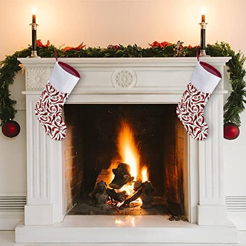 Чили жешка пиперка Божиќни чорапи Божиќни чорапи торба за подароци за семеен одмор Камино дрво виси украси украси