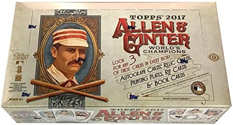2017 Топс Ален и Гинтер Бејзбол хоби кутија - 24 пакувања од 8 картички