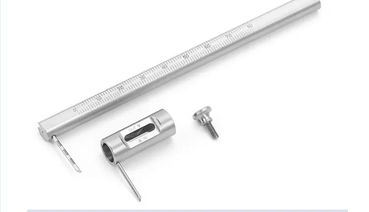 Професионален лабораториски имплантант мерење на мерач Ортодонтска скала Ортодонтски лизгачки дебеломер