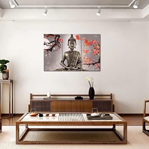Јевин Буда wallидна уметност Сликата печати на платно 3 панели модерни уметнички дела платно за домашна трпезарија кујна кујна
