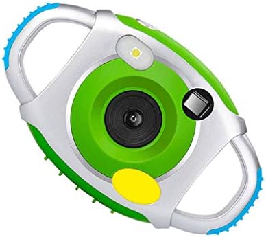 Lkyboa мека пластична детска камера - Камера за деца со камера Преносен компактен компактен детски цртан филм дигитален преден и заден