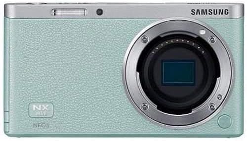 Samsung NX Мини Огледало Дигитална Камера Тело Само Зелена Меѓународна Верзија