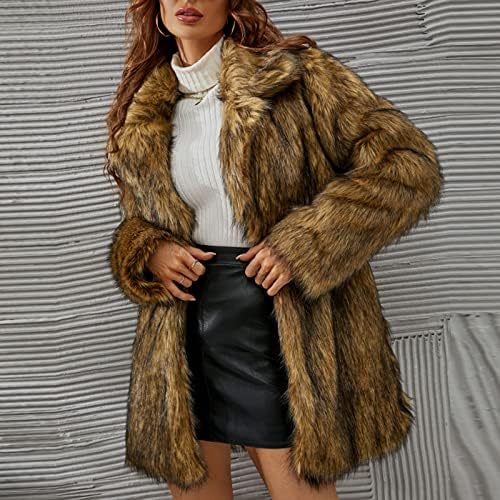 Женски палто Зимски палто јакни со долги ракави обични топли песни кабилни палта временски дожд јакна
