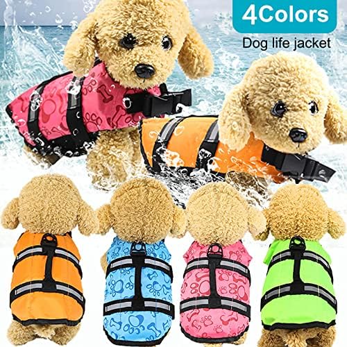 Rayuwen кученце за пливање елек облека надворешно куче за пливање летно рефлективно костим за капење ПЕТ водоотпорен прилагодлив костум