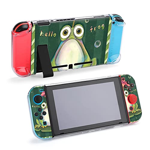 Заштитно покритие за заштитни случаи на Nintendos, Frog Switchs Console за игри Конзола за игра со анти-штрајк-отпорен компјутер со пет парчиња