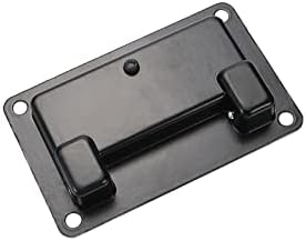 Tsnamay 2PCS црна рачка за влечење, легура на цинк лежење од вдлабнатина, рачка за врата, рачка со тешка должност за кутии за