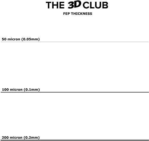 FEP филм за UV 3D печатачи | Дебела 0,15мм | 4-листови | 280мм х 200мм по лист | HD оптичка оценка | Достапно во 4 дебелини
