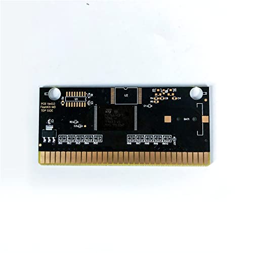Колеџот Адити Слем - САД етикета Flashkit MD Electroless Gold PCB картичка за Sega Genesis Megadrive Video Game Console